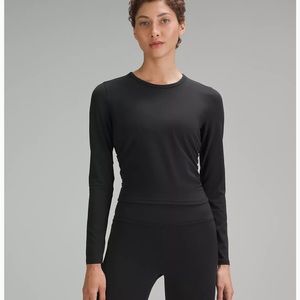 Lulu lemon side cinch long sleeve